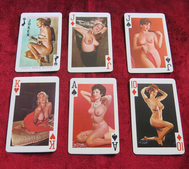 Nude girls vintage deck of cards - Sweet Heart 54 Models Playing cards - Beautiful girls cards from the 60s