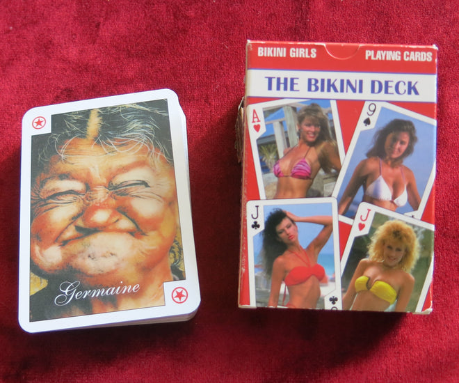 Pin-up deck of cards - The bikini deck of cards - Boris Wilde 2003 - Vintage sexy cards