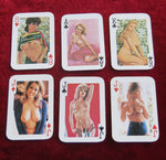Cartes sexy vintage pour adultes - cartes xxx de filles aux cheveux roux nues