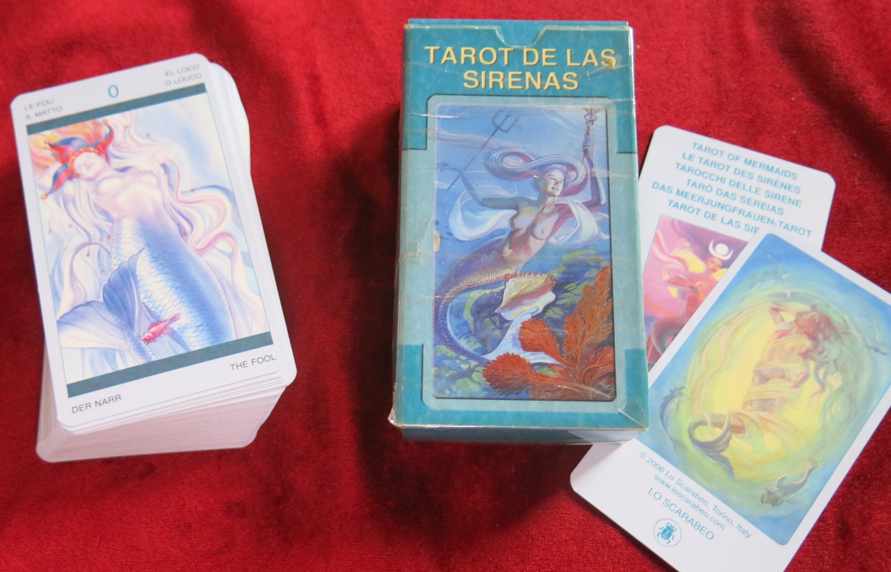 Tarot of the Mermaids - Ocean Tarot Deck by Lo Scarabeo