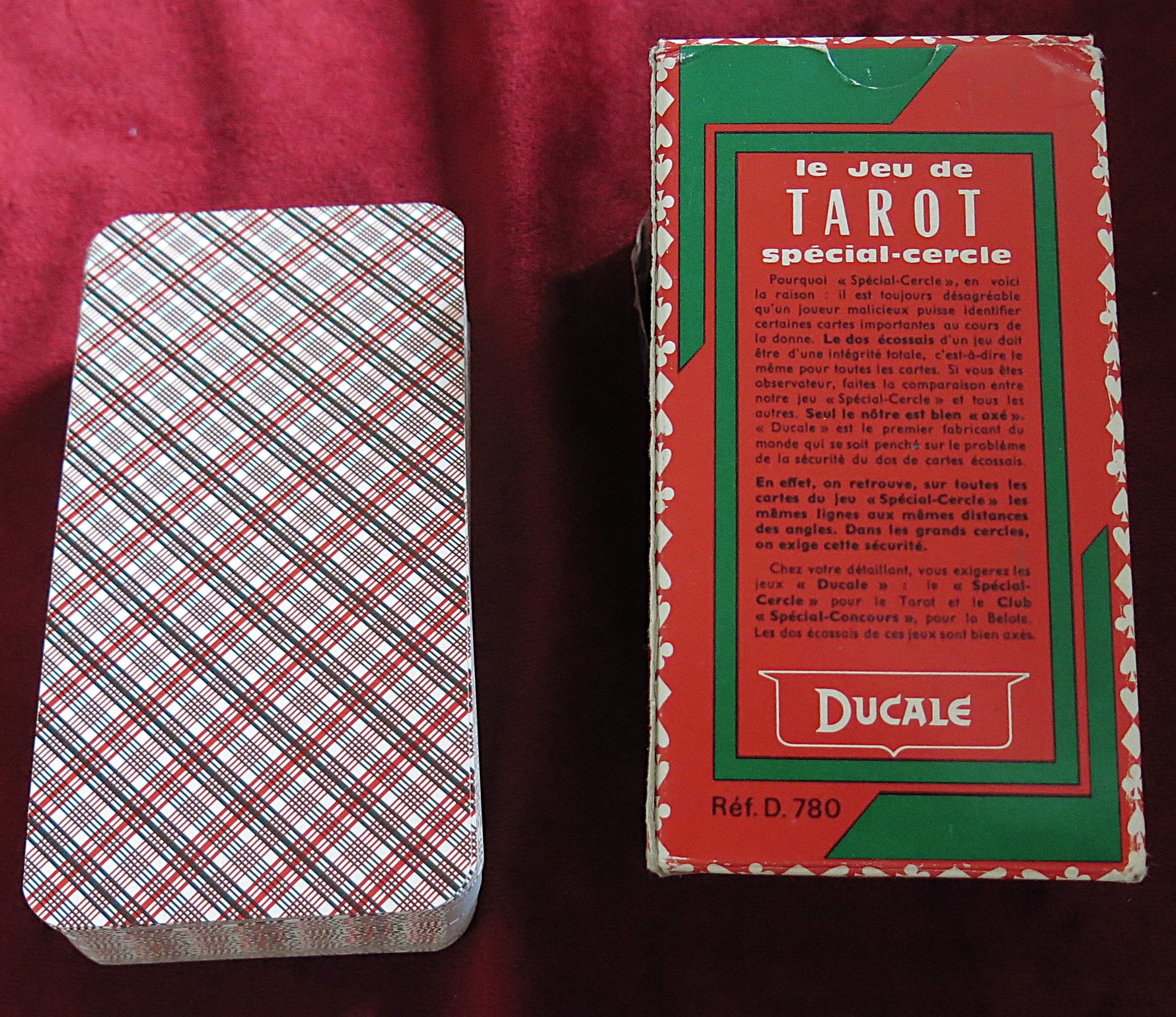 Ducale Spécial-Cercle Tarot – Classic 1960s/70s French Game Deck – Collectible Edition