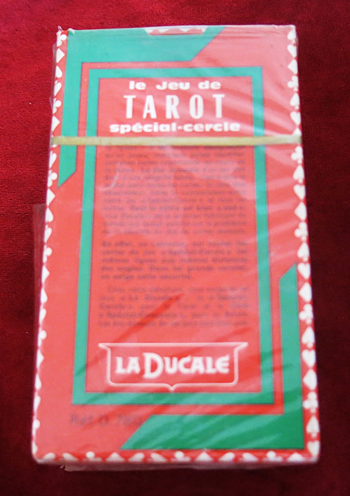 Tarot Ducale Spécial-Cercle sous scellé – Classique des années 60/70 – Édition de collection