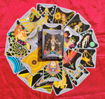 Starmaiden Tarot – Rare jeu allemand psychédélique des années 1970 – (Sternenmädchens Wahrsagespiel)