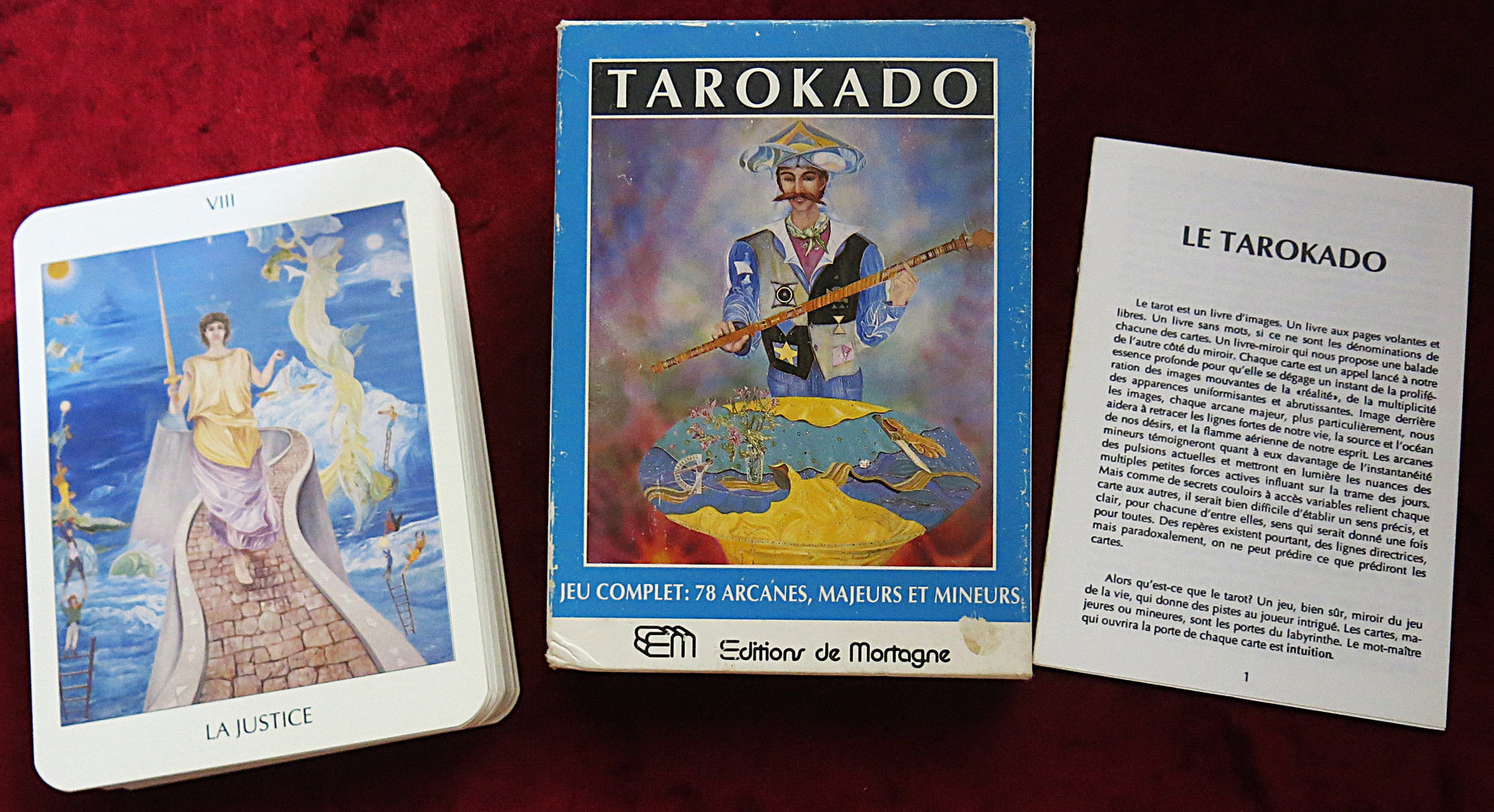 Tarokado Tarot – Robert Cadot – 1997 – Rare French Canadian 78 Card Deck