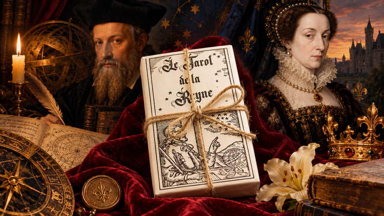 Le Tarot de la Reyne édition originale emballée, avec Nostradamus et Catherine de Médicis