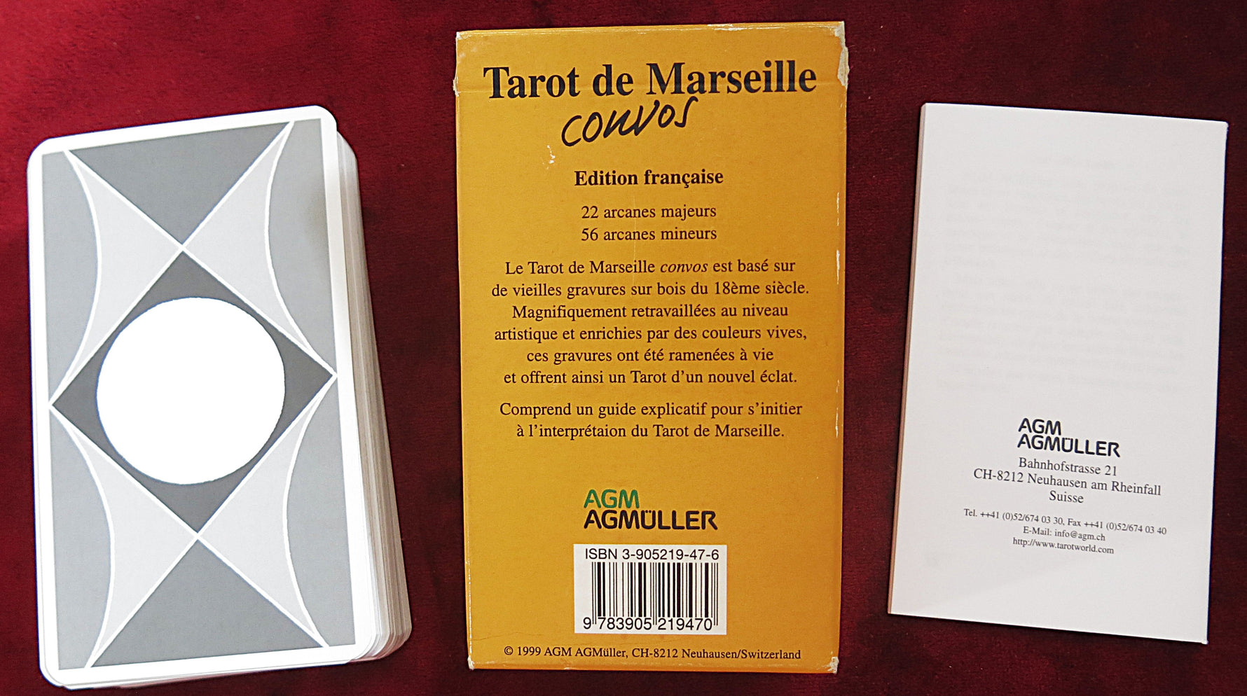 Tarot de Marseille Convos – AGMüller 1999 – Otto Spalinger – Rare Edition