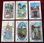 Les trésors du tarot – Esoteric Tarot Book & 23-Card Tarot de Cosmos Set