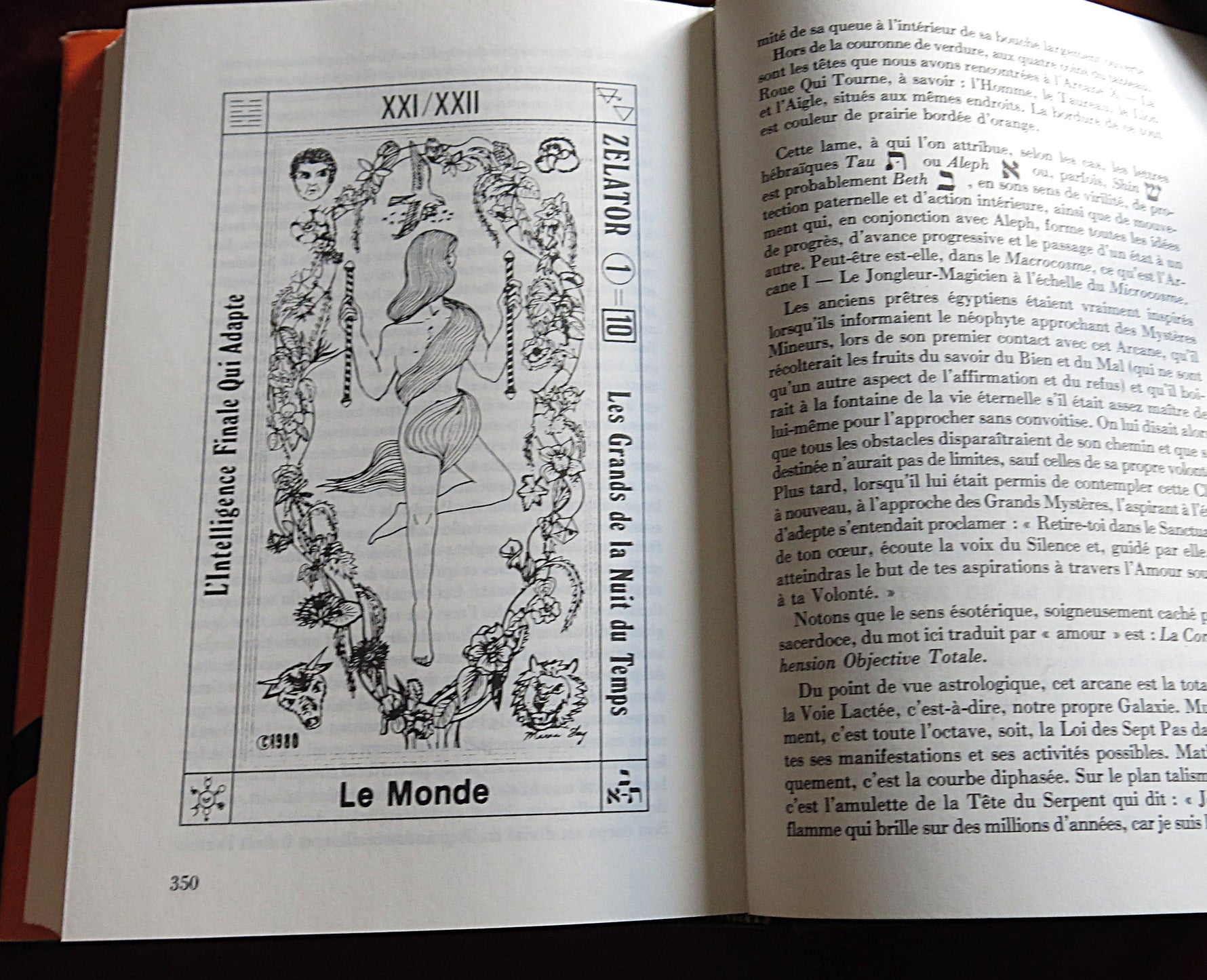 Les trésors du tarot – Esoteric Tarot Book & 23-Card Tarot de Cosmos Set