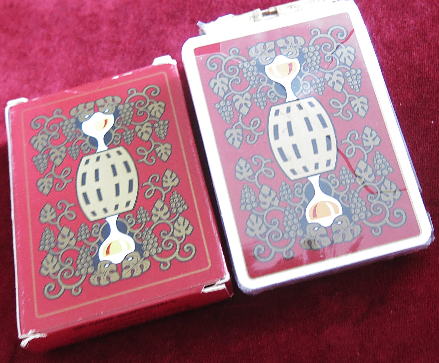 Cartes à jouer standard à collectionner sur les vins français - Jeu de cartes sur les vins français