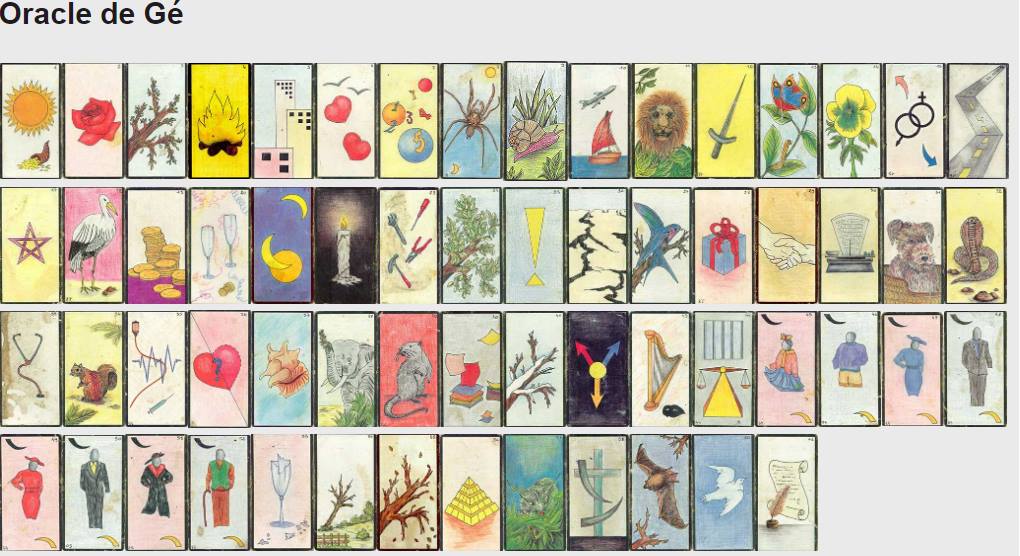 Oracle Gé Divinatory Deck – Gérard Barbier - 1991 Ed - intuitive reading oracle - VERY RARE