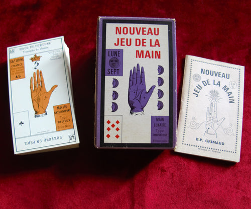 1966 Palmistry tarot - Grimaud Edition  - Jeu de la Main