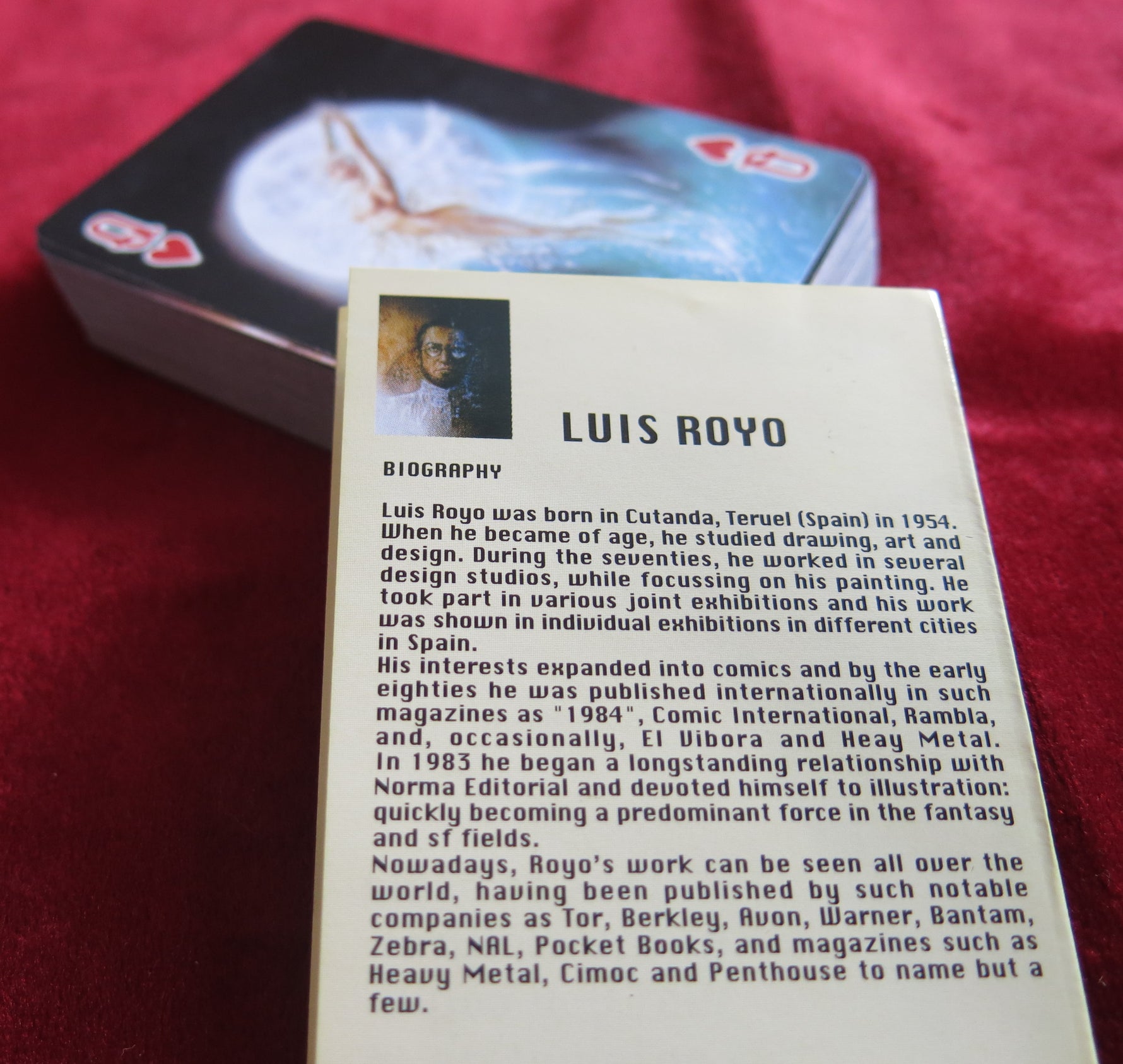 Femmes de Luis Royo 2001 collector - Jeu de cartes Femmes Edition Limitée