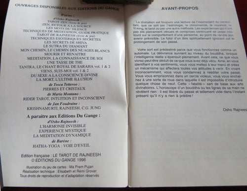Tarot de Rajneesh 1996 - Tarot d'Osho
