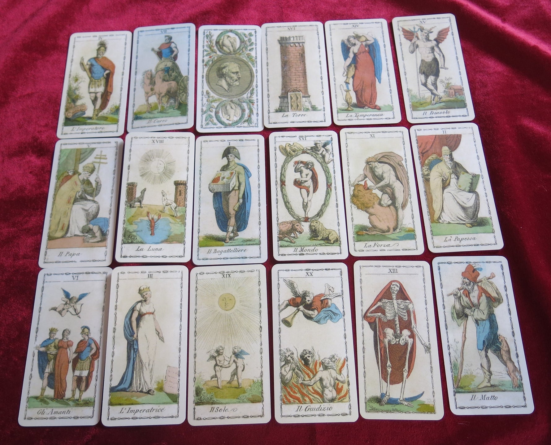Tarot Neoclassico – Rare 2002 Italian Edition - Historic Lombard Reproduction