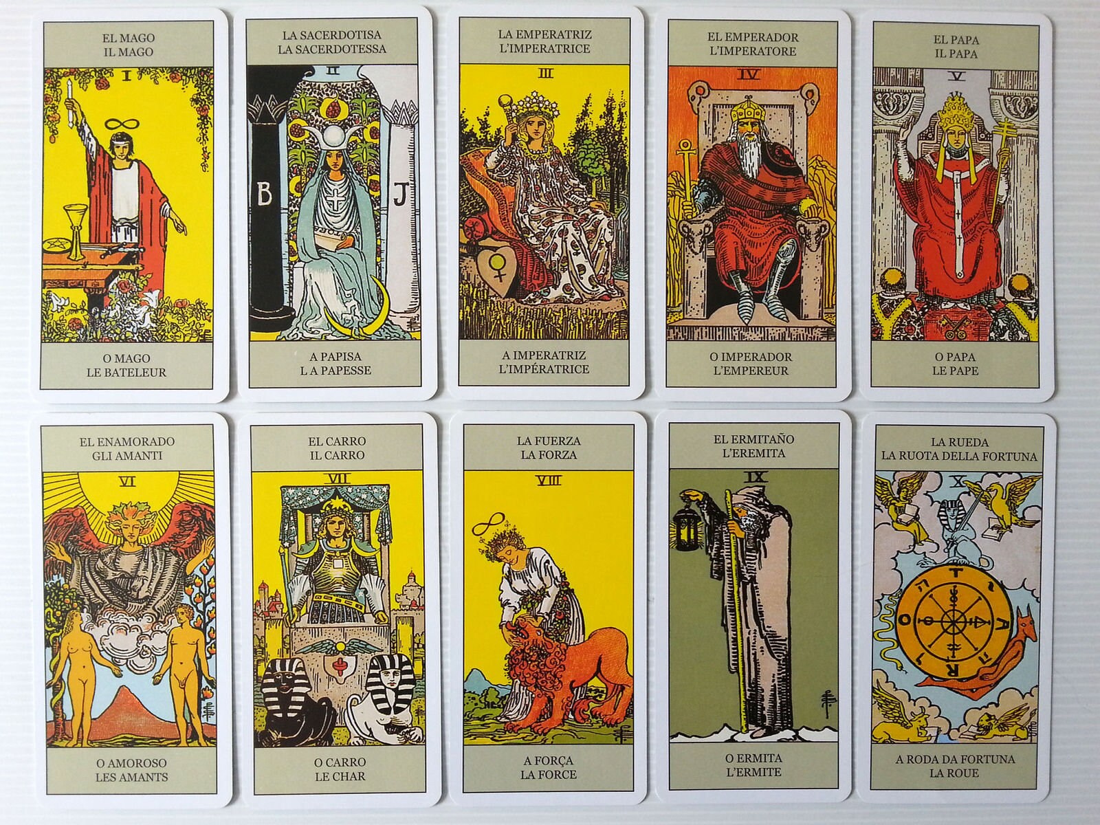 Tarot Universel – Rider-Waite-Smith – Fabbri / Lo Scarabeo (2000)