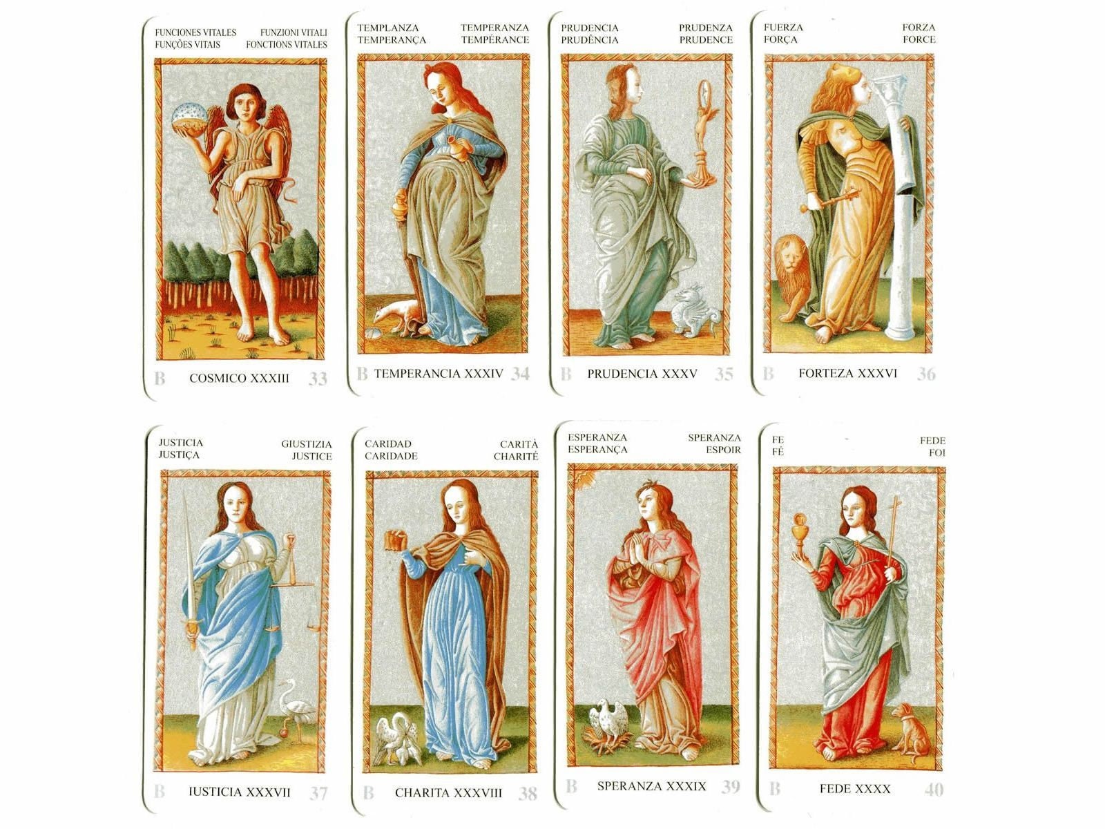 Tarot of Mantegna SEALED! – Orbis-Fabbri / Lo Scarabeo 2002 – Rare Italian Historical Tarot