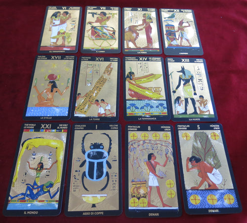 Jeu de tarot égyptien Néfertari 2001