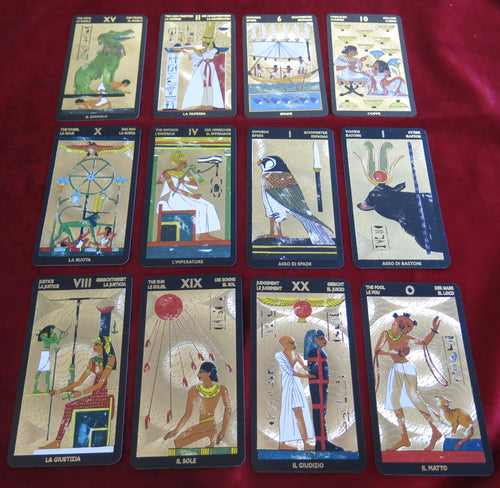 Jeu de tarot égyptien Néfertari 2001