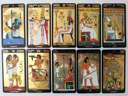 Jeu de tarot égyptien Néfertari 2001