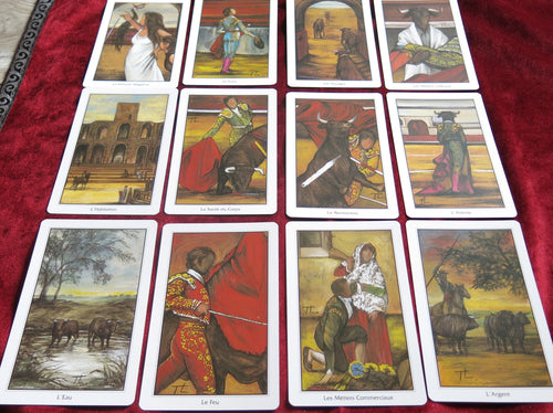 The Mithra - Tauromachie cards - 80s - Bullfighting Divination