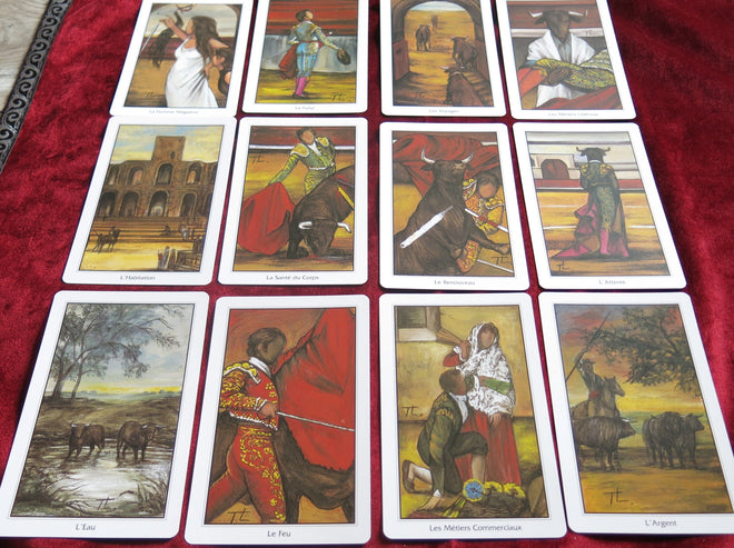 The Mithra - Tauromachie cards - 80s - Bullfighting Divination