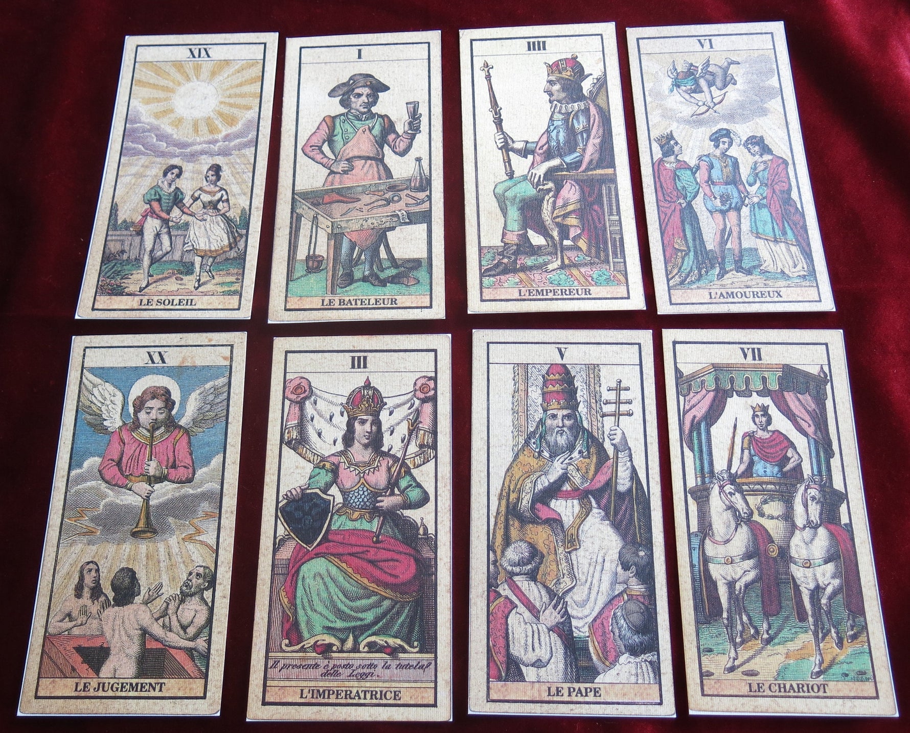 Tarots de Laura Tuan 1994 - Cartes de tarot françaises vintage très difficiles à trouver