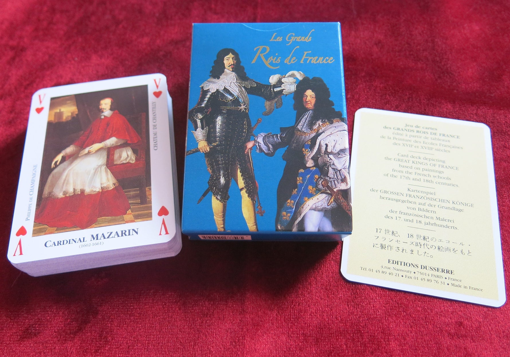 French Kings Playing Cards 1987 – Royal Portrait Deck – Near Mint