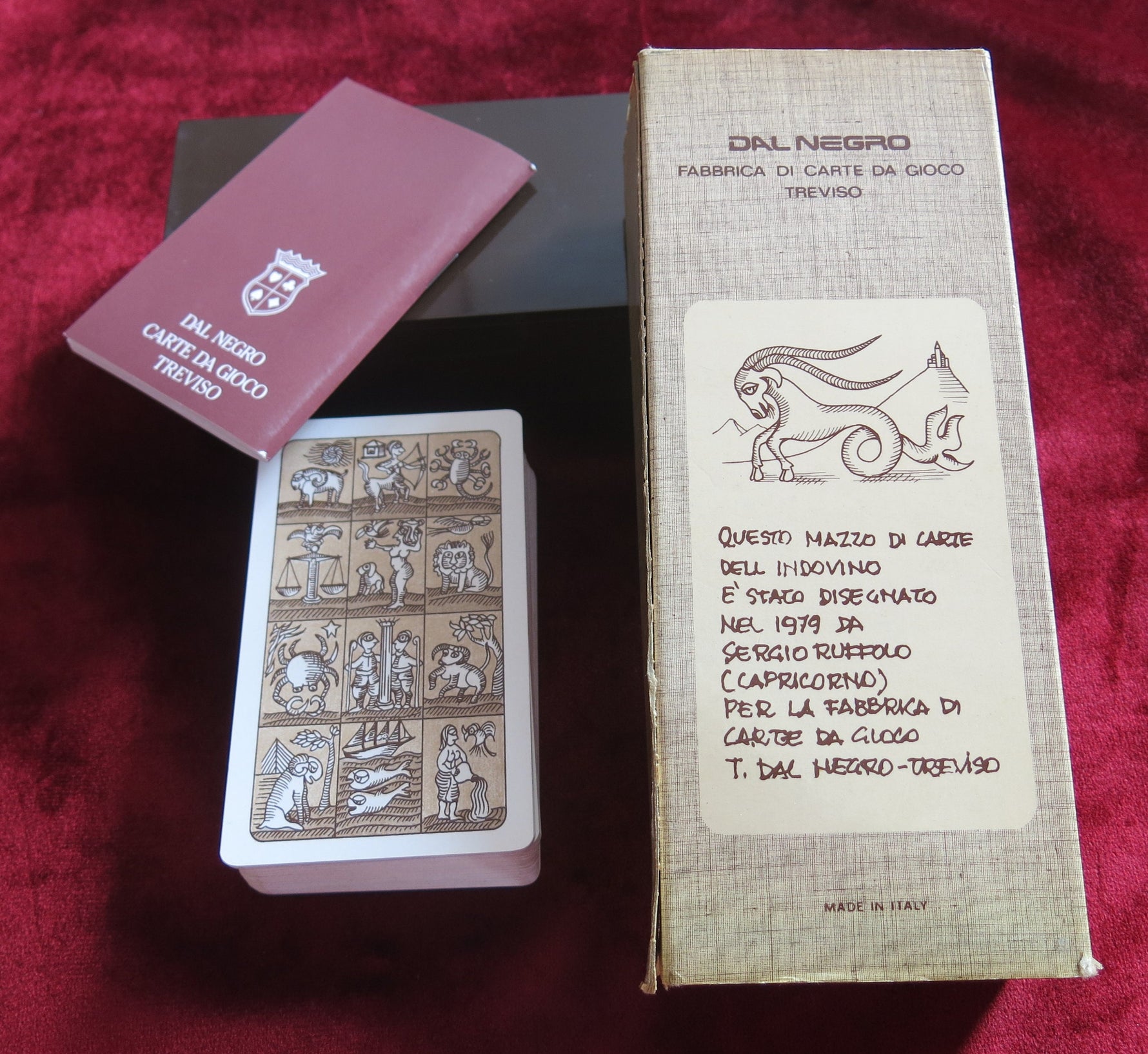 Tarocco Indovino – Dal Negro 1979 – Sergio Ruffolo – 78 Tarot Cards + Booklet – Vintage Italian Tarot Deck – Made in Italy