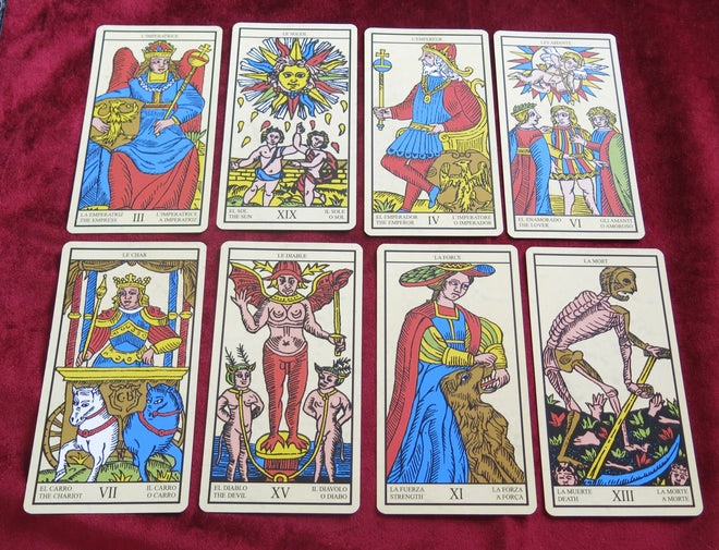 Tarot de Marseille Grand Trumps 2002 Fabbri Lo Scarabeo 22 major, Grand Trumps Tarot