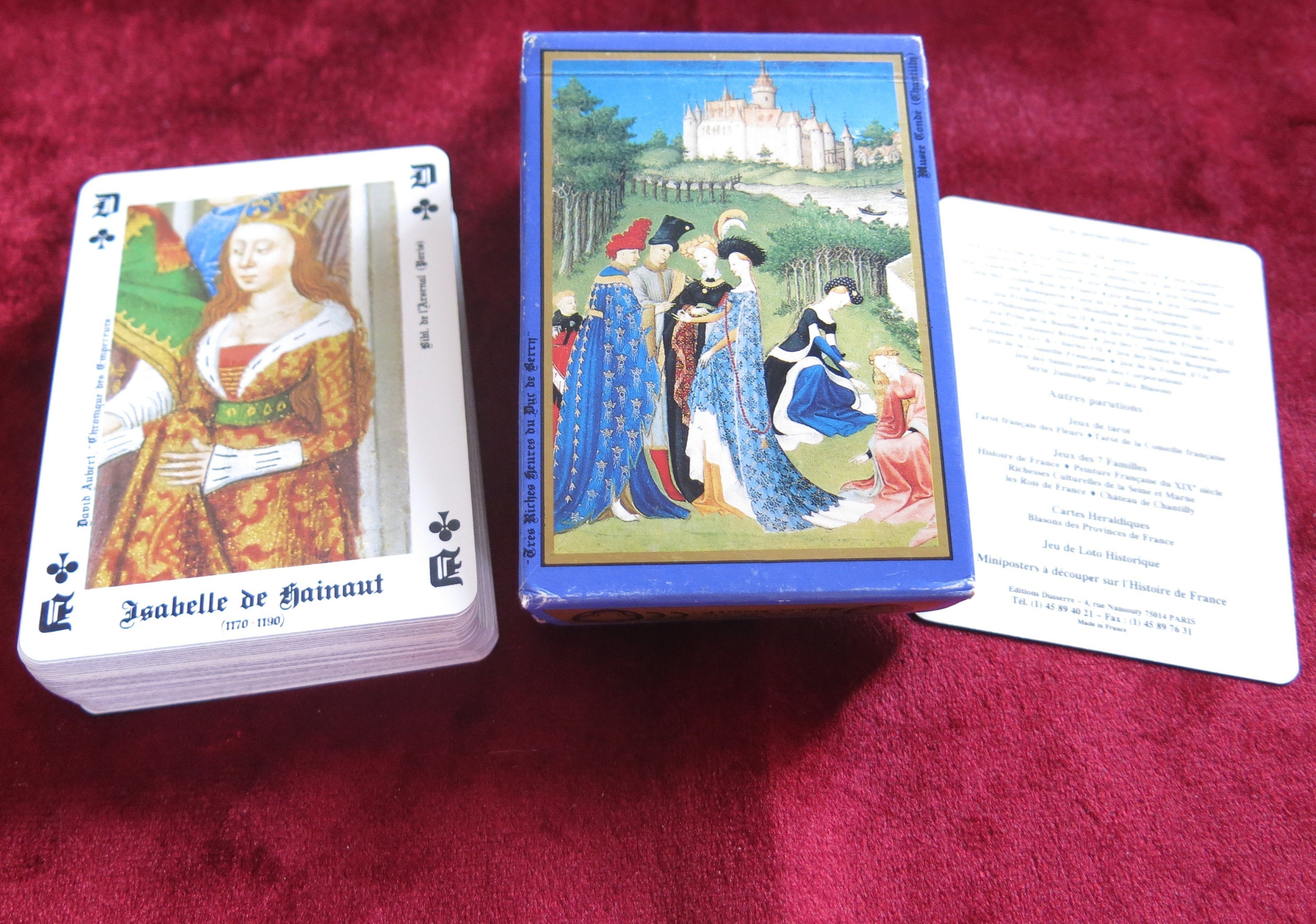 Collection de 5 jeu de carte ancien et édition limité