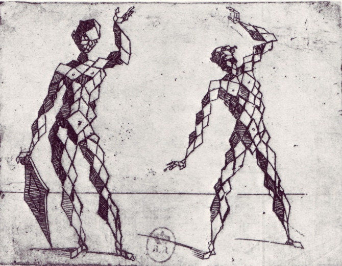 Cyber-Robots card deck 1982, playing cards CyberPunk art