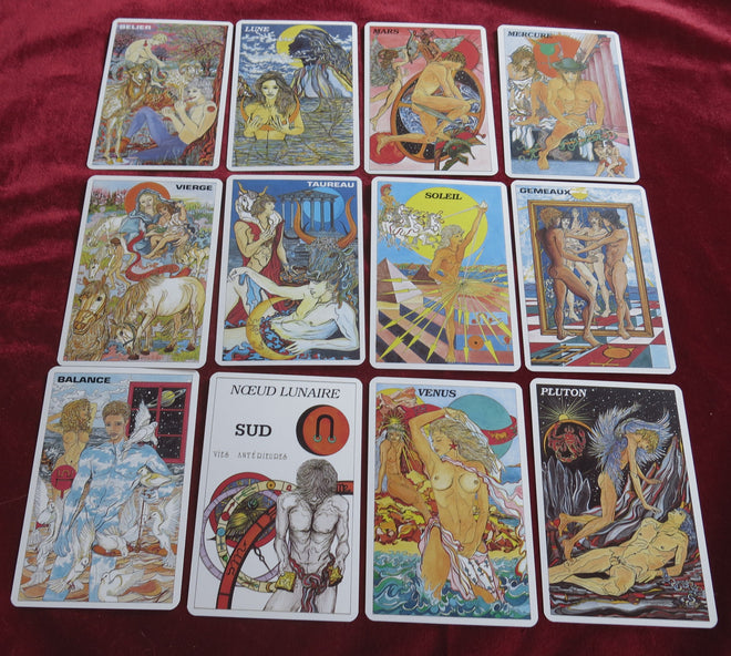 Astro Karmique 1991 Tarot by Eric Jansen - transgender tarot - Queer Tarot - LGBT cards - Queer Lenormand Deck