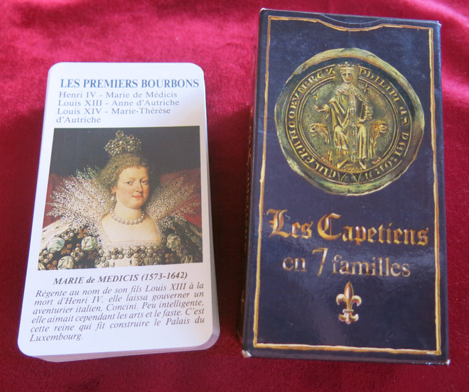 Les Capétiens card game 1999 - Renaissance vintage deck