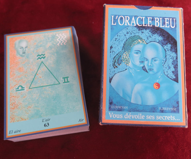 The Blue Oracle - OUT OF PRINT - Atlantis divination - Constellations Oracle - Angels divination