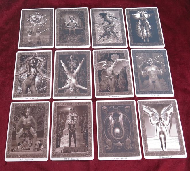 Sadism / Mashochism Tarot: Alchemical Tarot OOP&RARE - Gothic' deck - shadow work - sadistic tarot