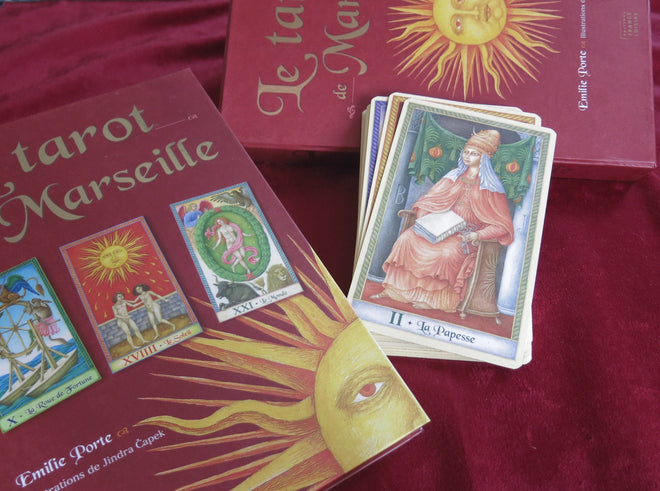Tarot de Marseille Luxueux - Arcanes Majeurs + Livre