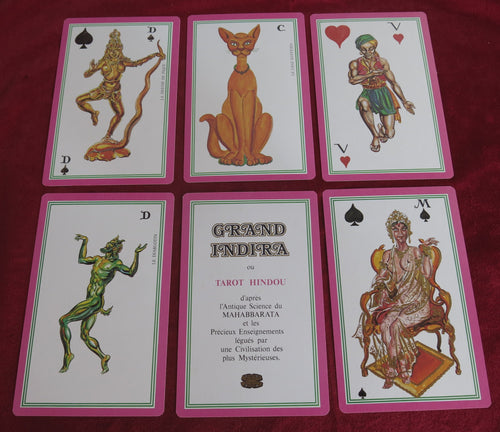 1999 Tarot hindou RARE par Madame Indira - Kali Oracle