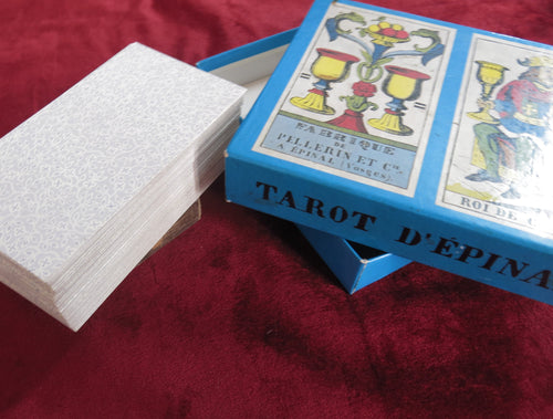 Coffret Tarot d'Epinal 1976 - Cartes de divination difficiles à trouver - Tarot français vintage