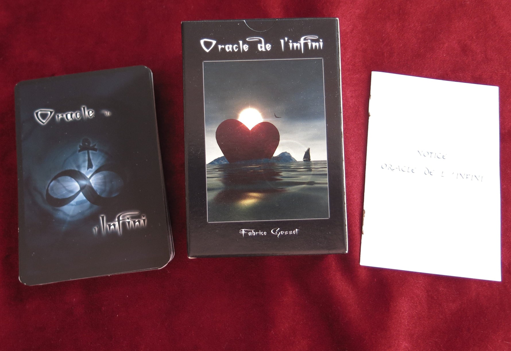 Oracle de l’Infini – Fabrice Yossé – Grimaud France 2001 – Divination Intuitive Tarot Deck