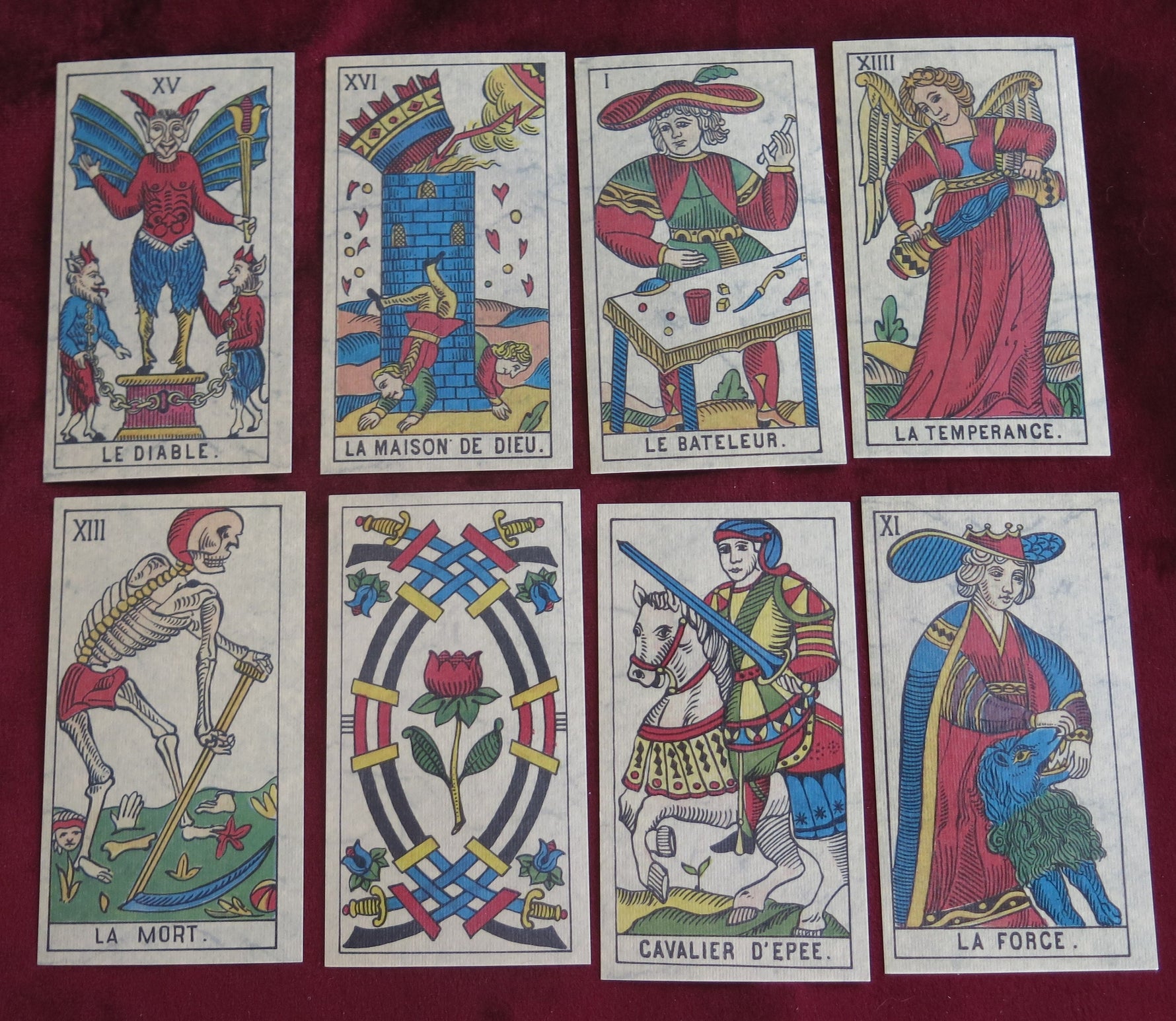 Votre Destinée par les Tarots – 1987 Tarot de Marseille Boxed Set – De Vecchi