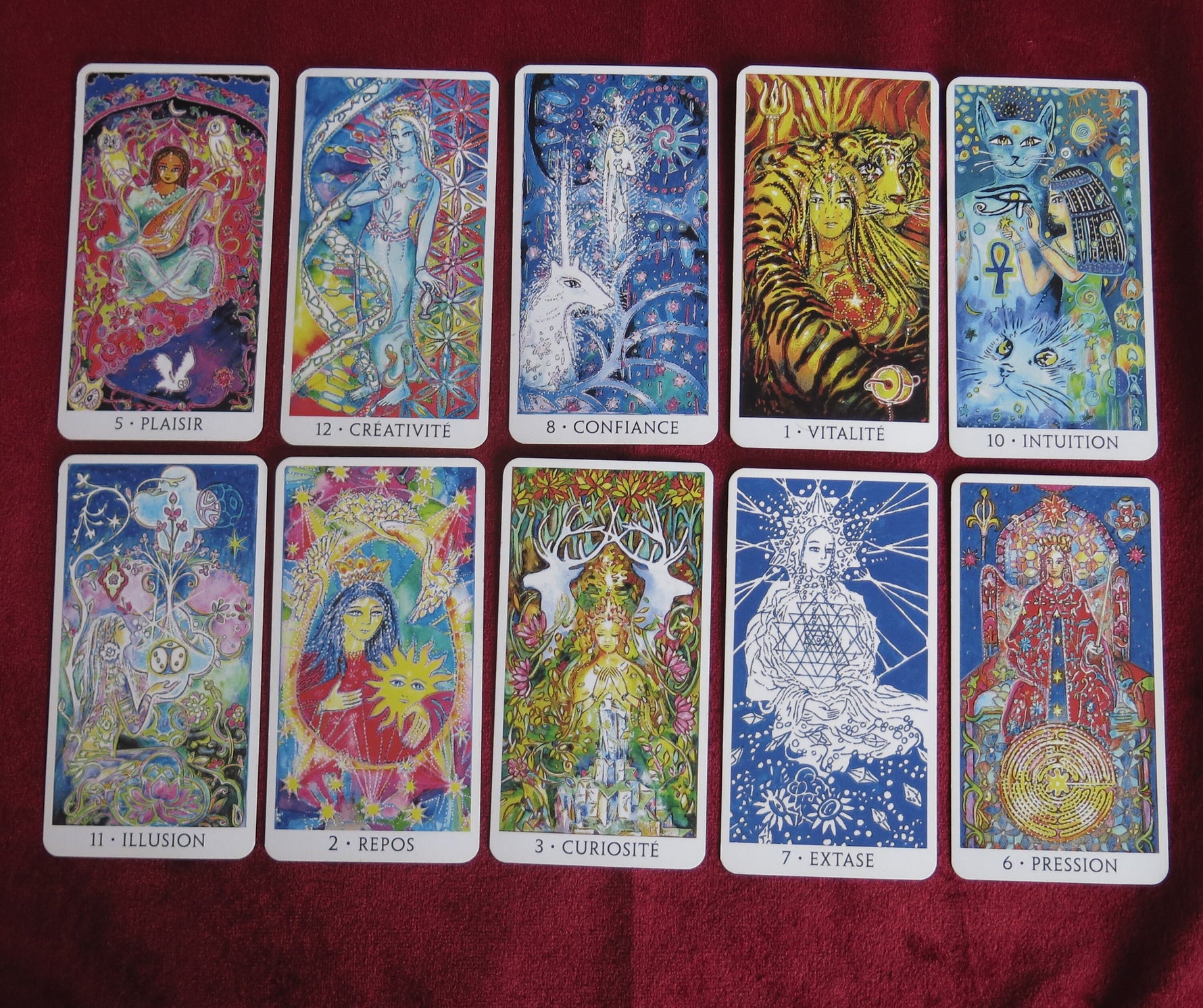 Tarot des Énergies - Cartes psychédéliques – Marc Angel & Myrrha – Exclusivité Magazine Français