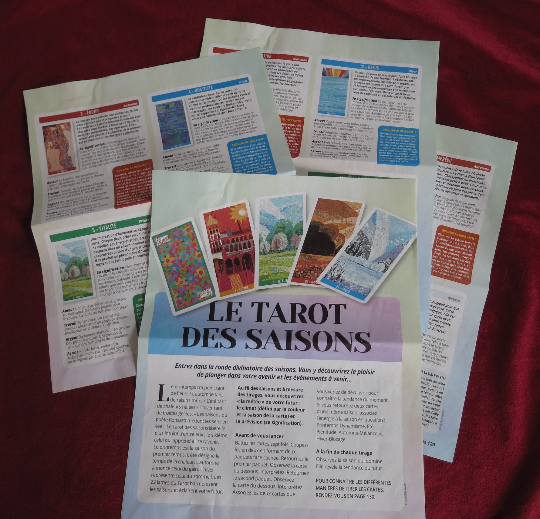Tarot of the Seasons - Pablo Picasso Tarot - 22 Major Pocket