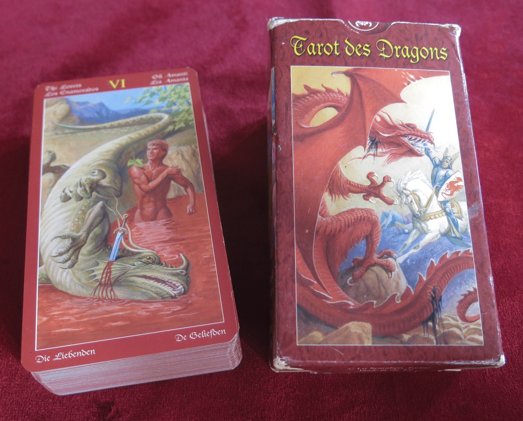 Tarot des Dragons – Lo Scarabeo 2004 – OUT OF PRINT