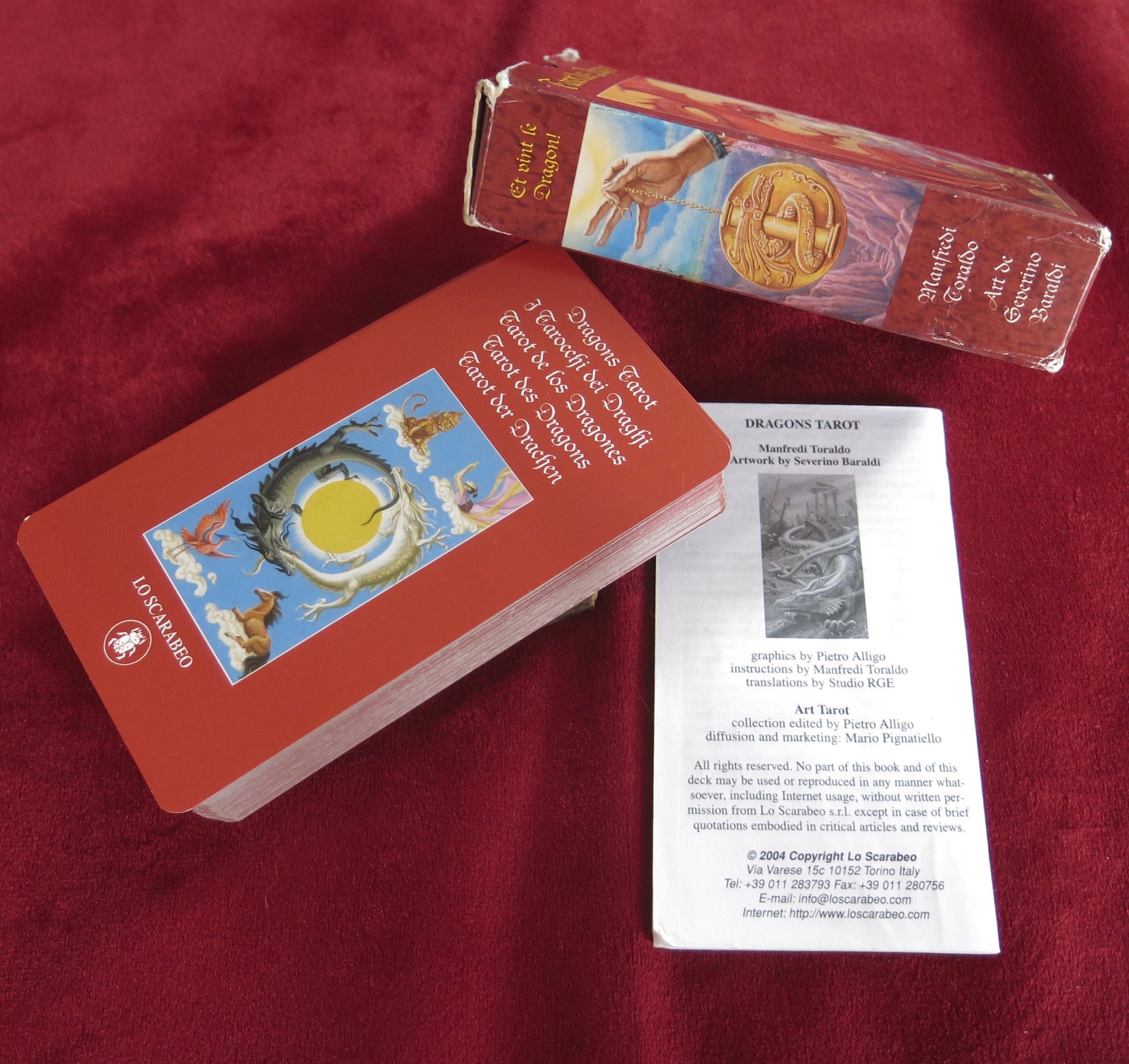 Tarot des Dragons – Lo Scarabeo 2004 – OUT OF PRINT