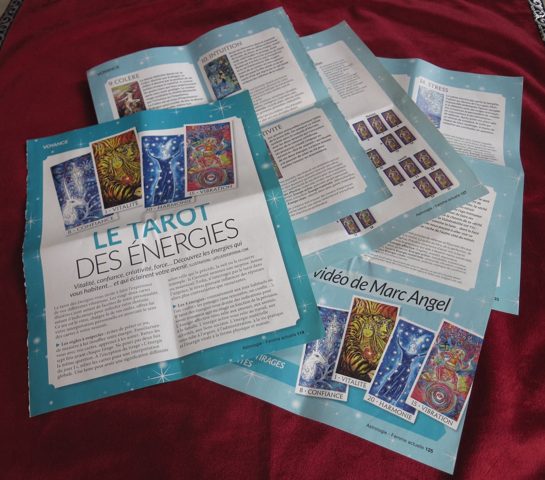 Tarot des Énergies - Cartes psychédéliques – Marc Angel & Myrrha – Exclusivité Magazine Français