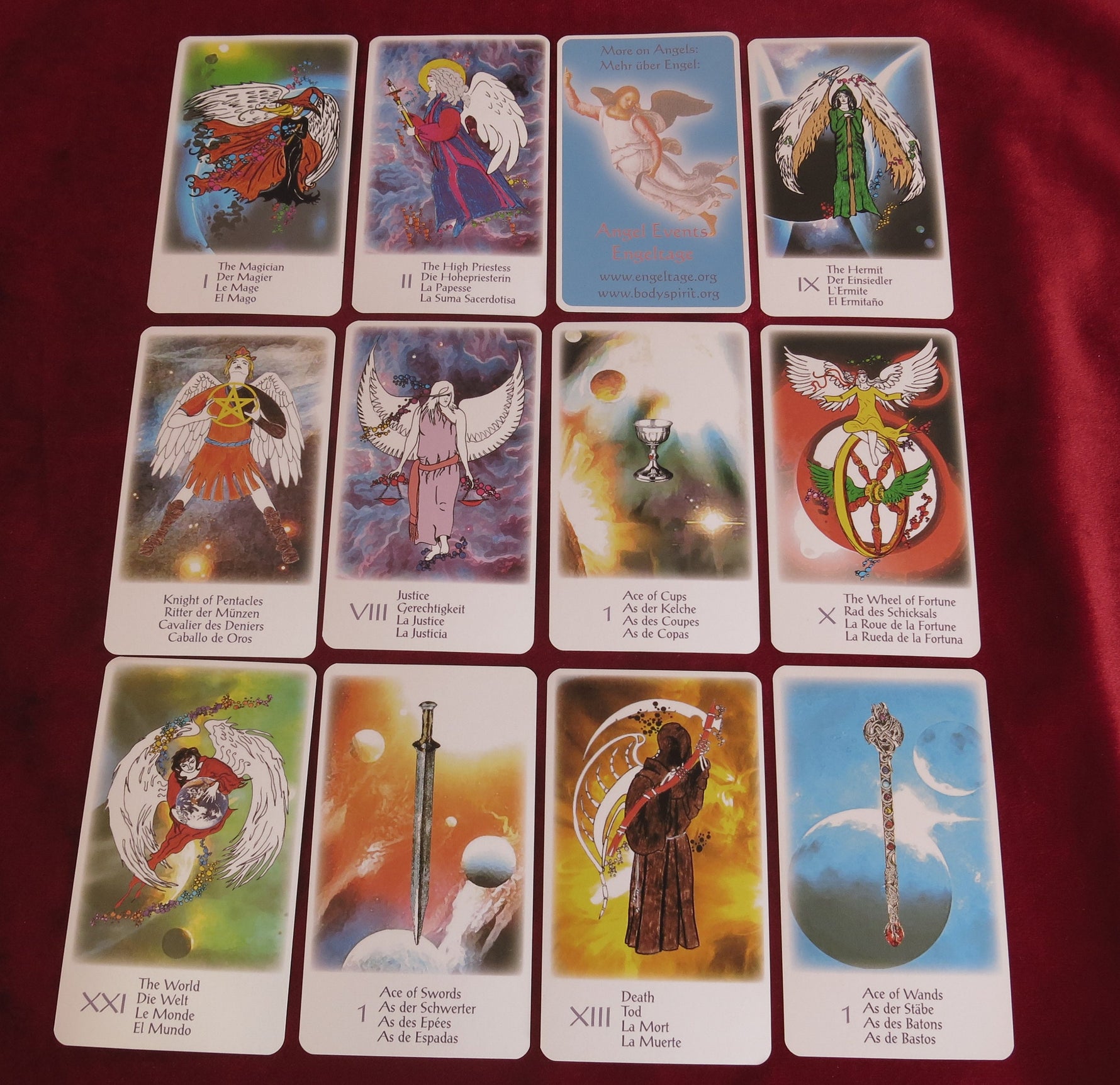 Vintage Angelic Tarot – AGM Urania / A.G. Müller – 2007 Collector’s Deck