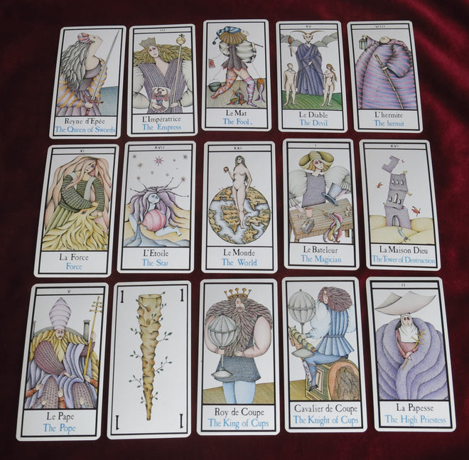 Rare Maddonni Tarot Deck 1981 - NEW! - Mysterious French tarot - Unusual tarot