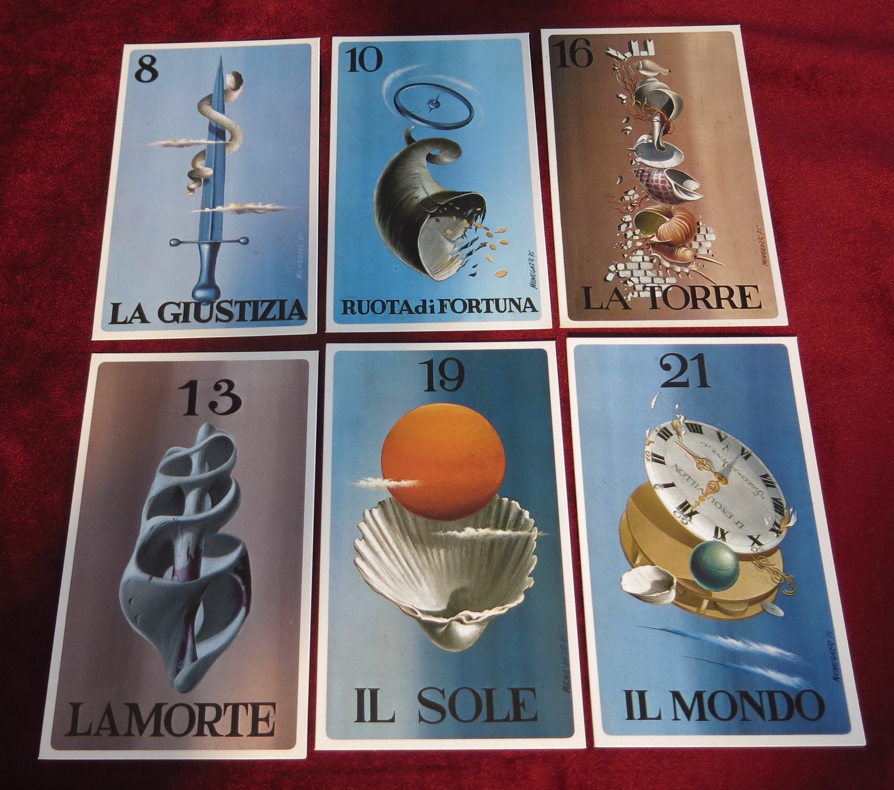 Le Conchiglie Divinatorie 1975 - Osvaldo Menegazzi