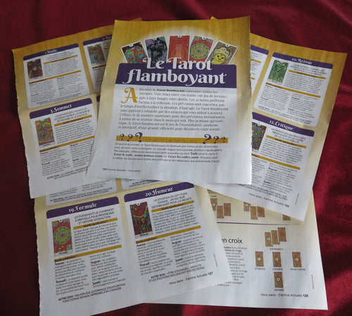 Visionary art & Psychedelic tarot: The Flamboyant Tarot –  French Tarot with PDF Guide