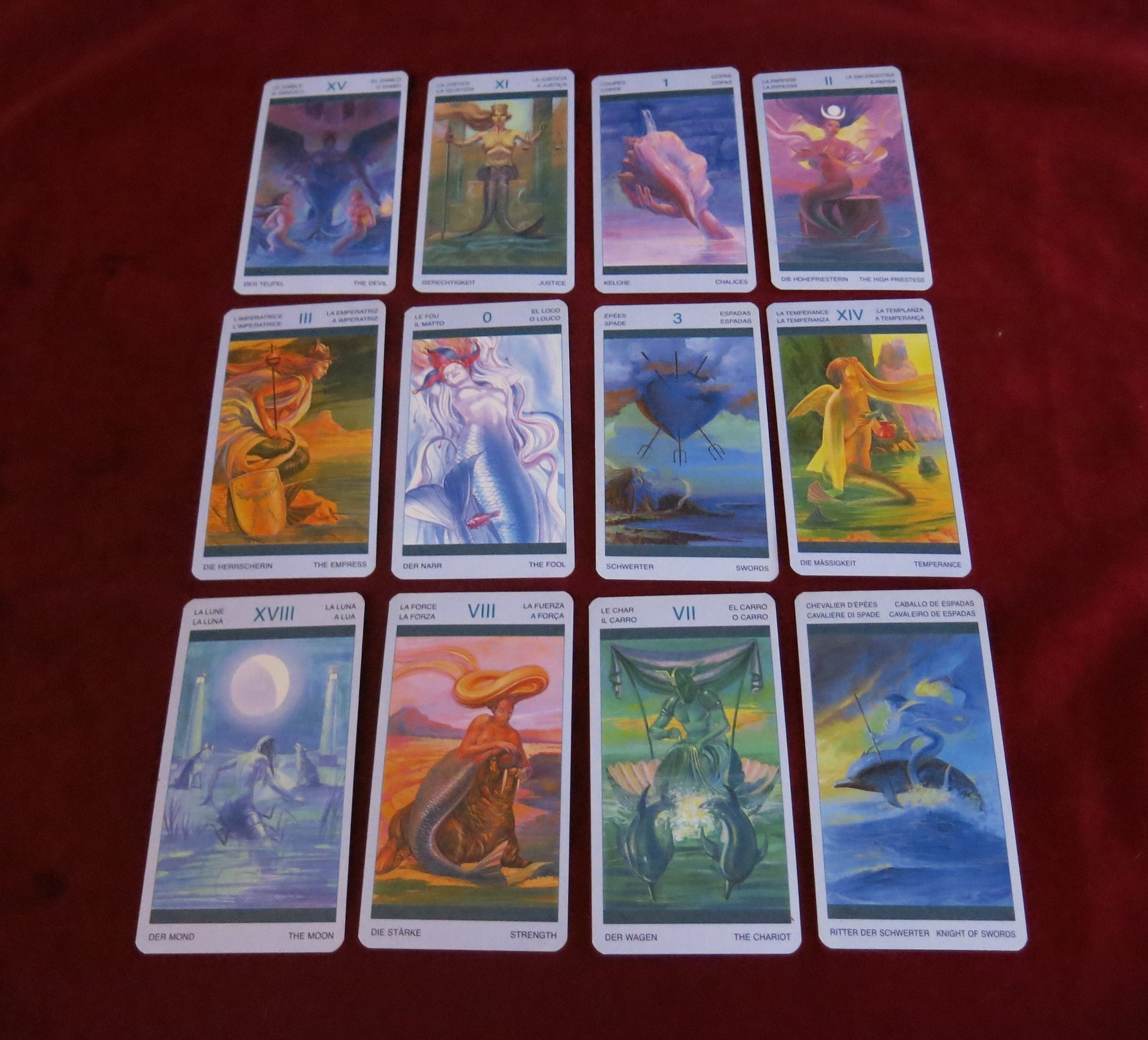 Tarot of the Mermaids - Ocean Tarot Deck by Lo Scarabeo